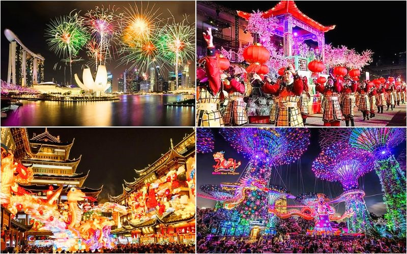 Vui chơi Tết trong không khí lễ hội sôi động