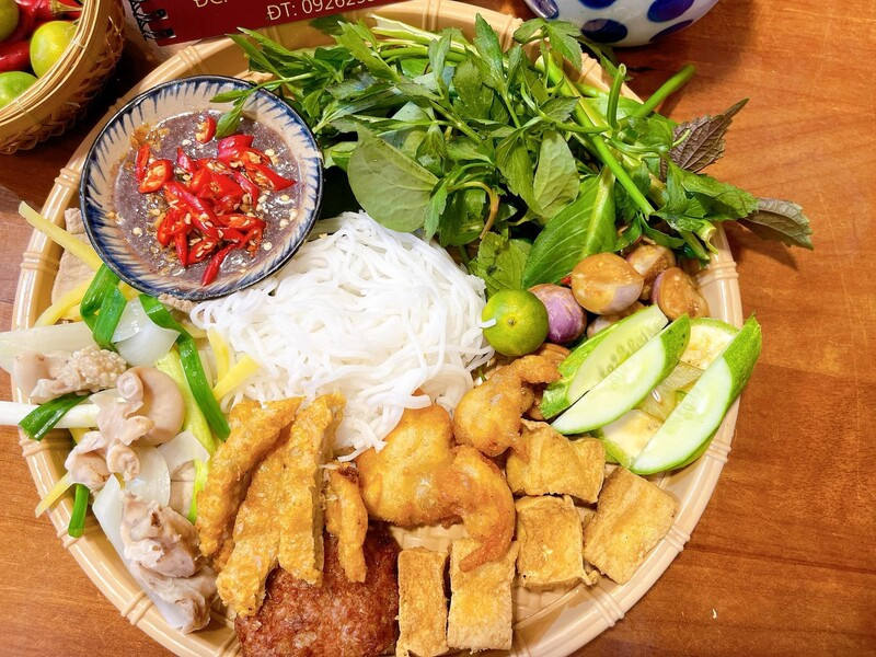 Bún đậu mắm tôm thơm ngon