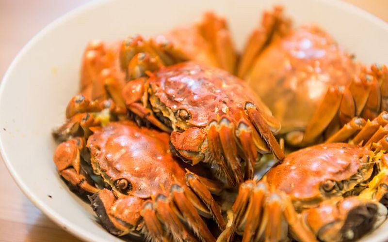 Cua lông hấp Thượng Hải
