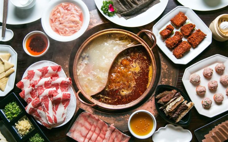 Bữa tiệc lẩu Thượng Hải thịnh soạn