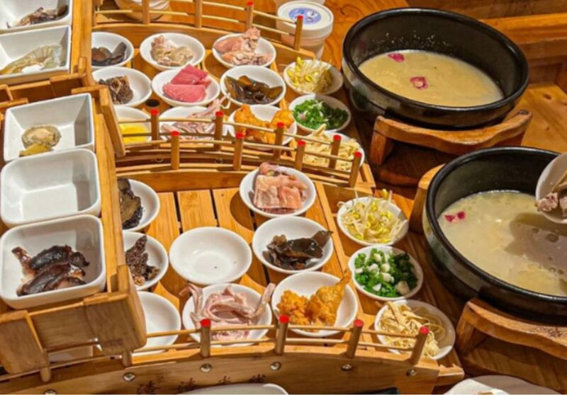 Món ăn được trang trí gọn gàng và bắt mắt 