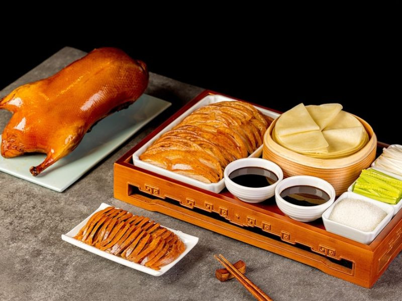 Vịt quay Bắc Kinh là món từng được phục vụ trong cùng đình 