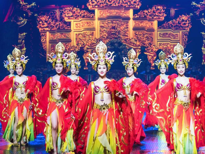 Phân cảnh trong show “Tống Thành Thiên Tình Cổ” 