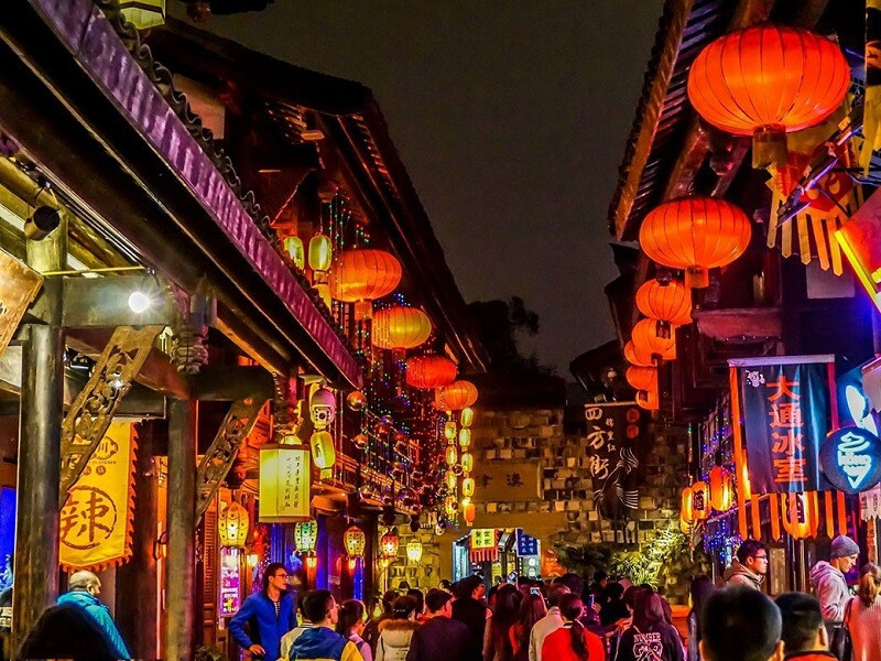 Phố cổ tại Thành Đô, Trung Quốc