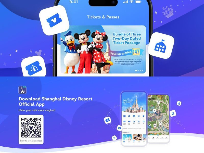 App Shanghai Disney Resort giúp thuận tiện cho du khách tham quan App Shanghai Disney Resort giúp thuận tiện cho du khách tham quan