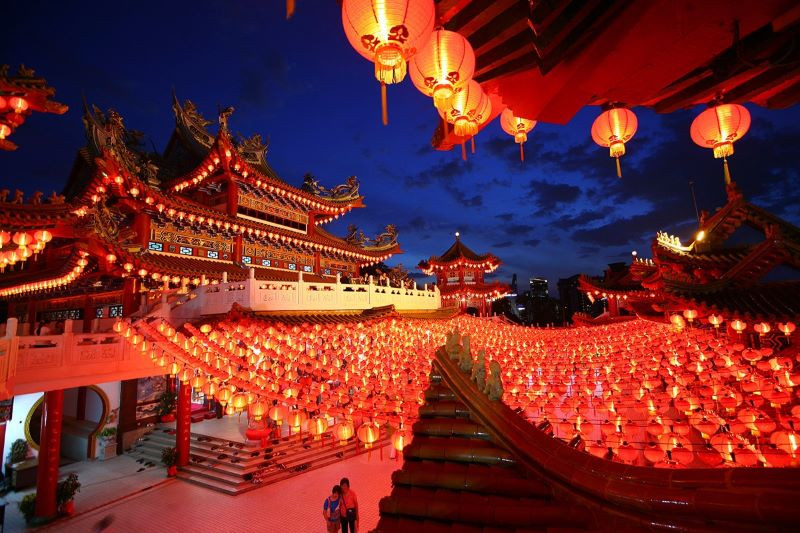 Khung cảnh Trung Quốc vào ngày tết  nguyên đán