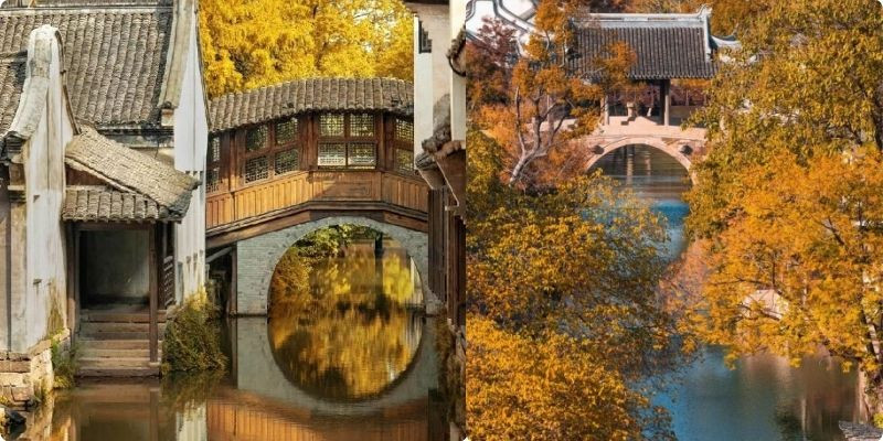 Công trình gỗ chạm khắc tinh tế góp phần tạo nên nét cổ kính của Ô Trấn
