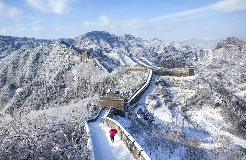 Đầu xuân ngắm Vạn Lý Trường Thành kỳ vĩ