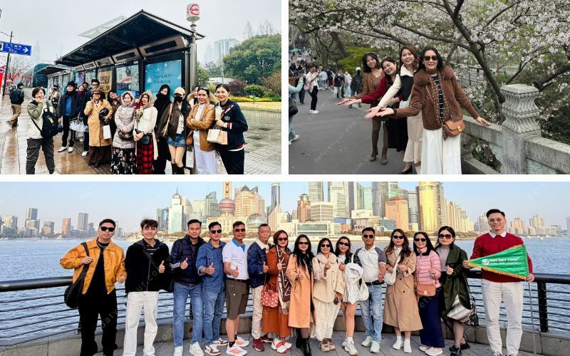 Đoàn khách tại Thượng Hải 