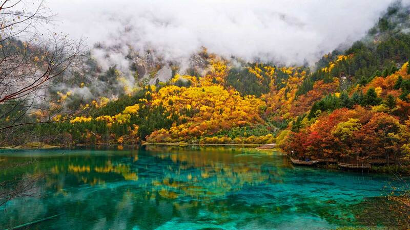 Cửu Trại Câu hiện lên thật xinh đẹp Cửu Trại Câu hiện lên thật xinh đẹp