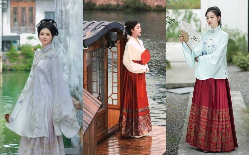 Hán phục cách tân cho phong cách trẻ trung, tự nhiên Hán phục cách tân cho phong cách trẻ trung, tự nhiên
