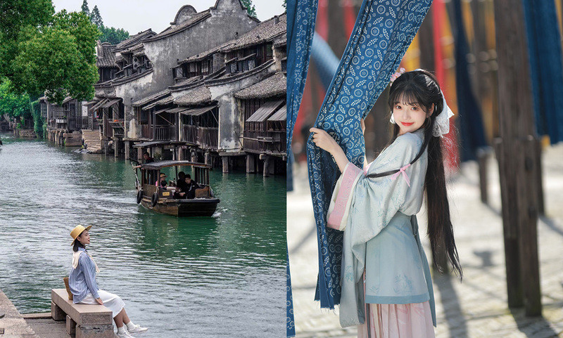 Đoàn khách tour Thượng Hải Vô Tích Ô Trấn Hàng Châu 
