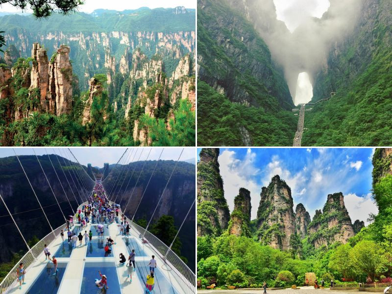 Trương Gia Giới nổi tiếng với những vách đá dựng đứng