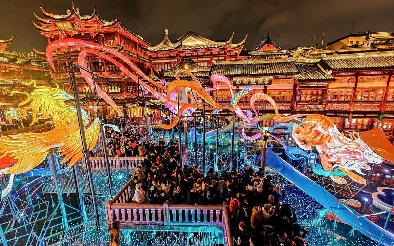 Lễ hội tại Dự Viên biến khu phố cổ thành không gian ánh sáng Lễ hội tại Dự Viên biến khu phố cổ thành không gian ánh sáng