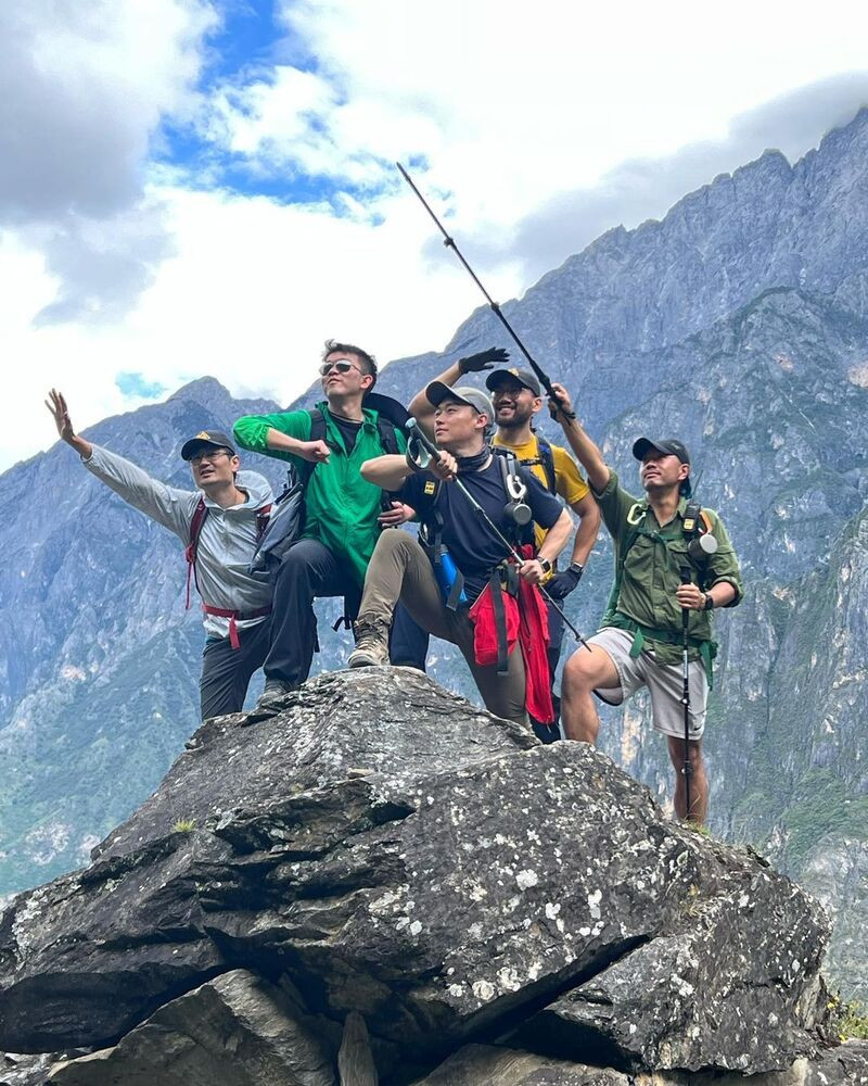 Trekking ở Hổ Khiêu Diệp 