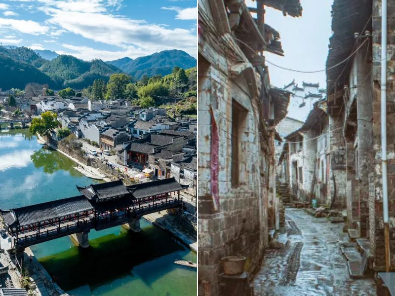 Dạo phố cổ Yaoli hàng trăm năm tuổi