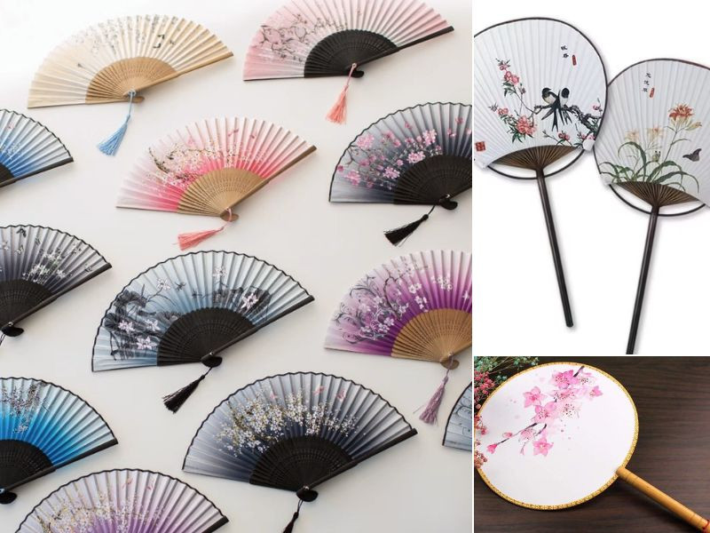 Quạt giấy - Món quà xinh xắn, tiện lợi