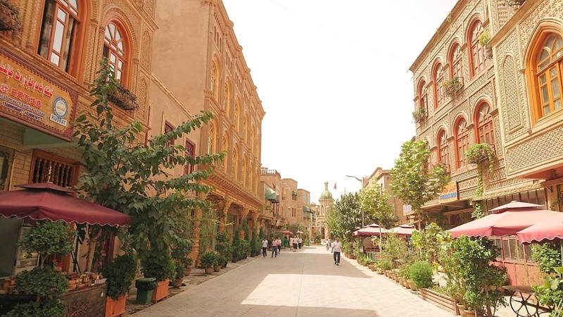 Kiến trúc cổ điển độc đáo của thành Kashgar 