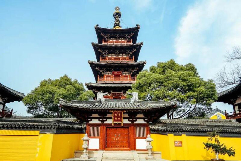 Tháp chuông tại Hàn Sơn Tự
