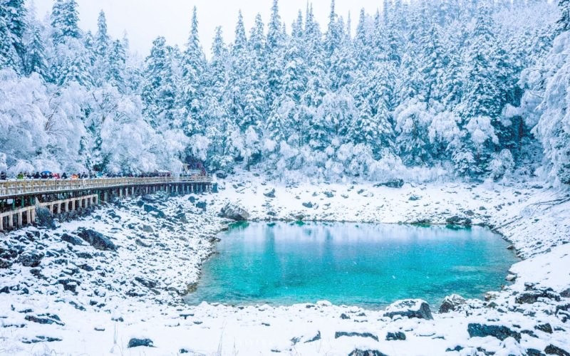 Thời tiết du lịch Cửu Trại Câu dịp Tết 