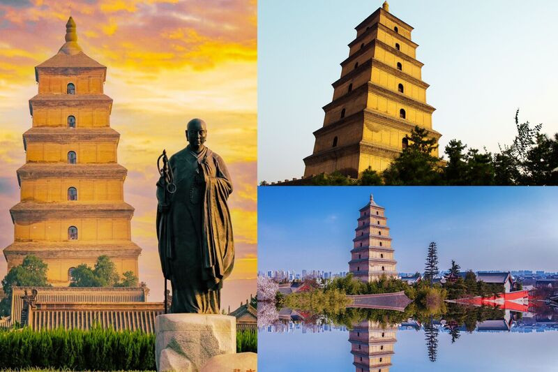 Toàn cảnh của Tháp Đại Nhạn
