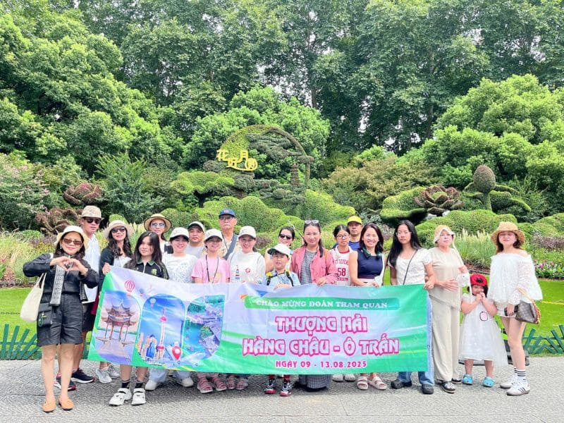 Tour Thượng Hải - Ô Trấn - Hàng Châu của Đất Việt Tour