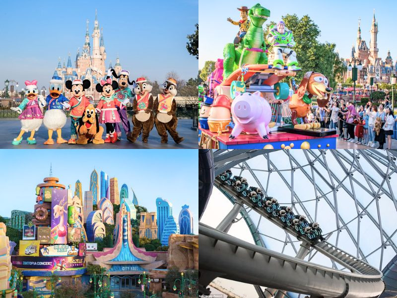 Trải nghiệm các trò chơi tại Disneyland