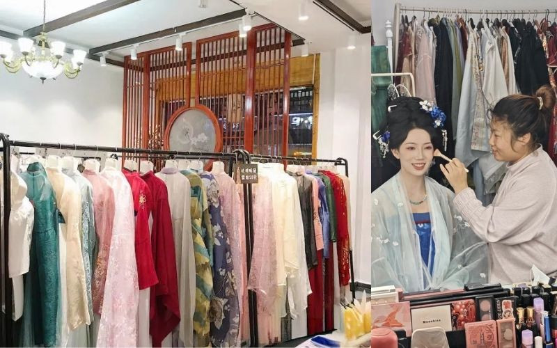 Trải nghiệm thuê Hán phục và tạo hình tại Ô Trấn Trải nghiệm thuê Hán phục và tạo hình tại Ô Trấn