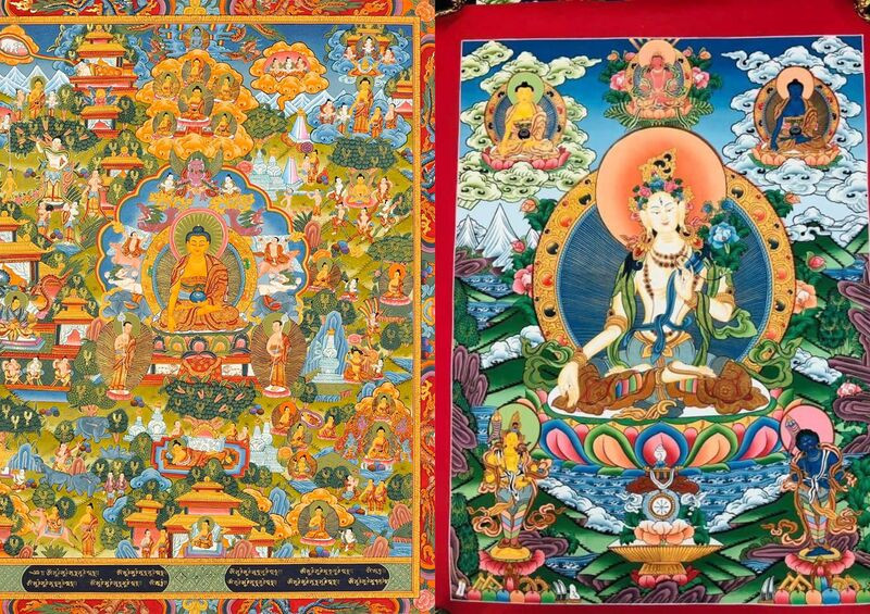 Bộ sưu tập tranh Thangka hớp hồn du khách