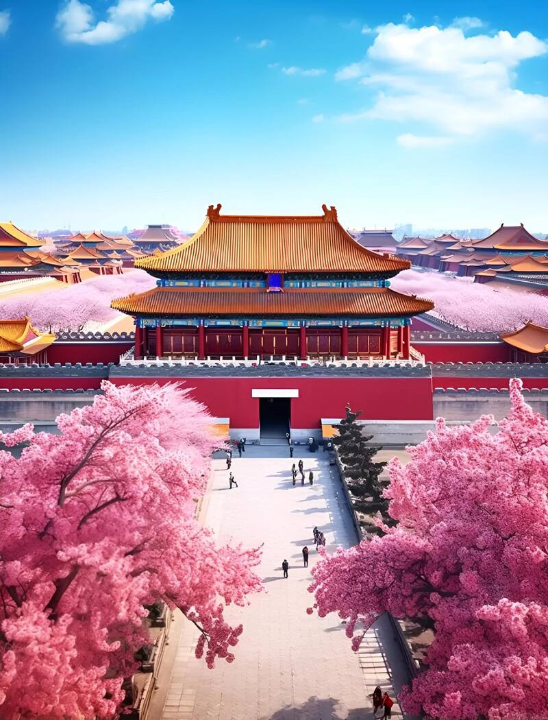 Tử Cấm Thành tháng 3 ngập tràn sắc xuân Tử Cấm Thành tháng 3 ngập tràn sắc xuân