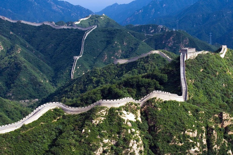 Vạn Lý Trường Thành - Đoạn Bát Đạt Lĩnh nhìn từ trên cao Vạn Lý Trường Thành - Đoạn Bát Đạt Lĩnh nhìn từ trên cao