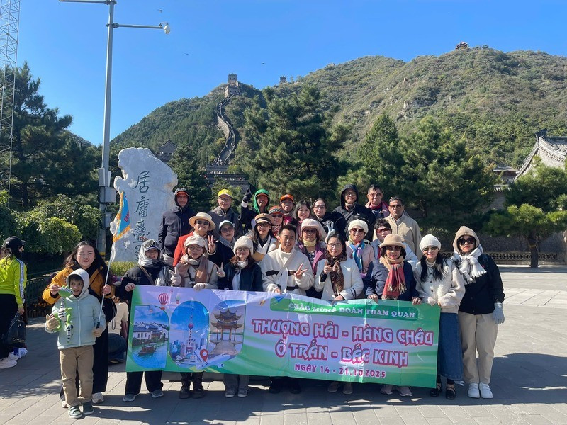 Đoàn khách du lịch Thượng Hải - Bắc Kinh 