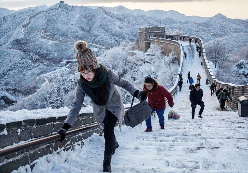 Vạn Lý Trường Thành phủ đầy tuyết trắng