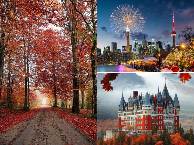 Du lịch canada tháng 9