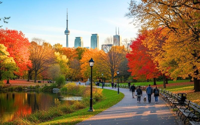 Canada vào thu, trời bỗng dịu nắng hơn