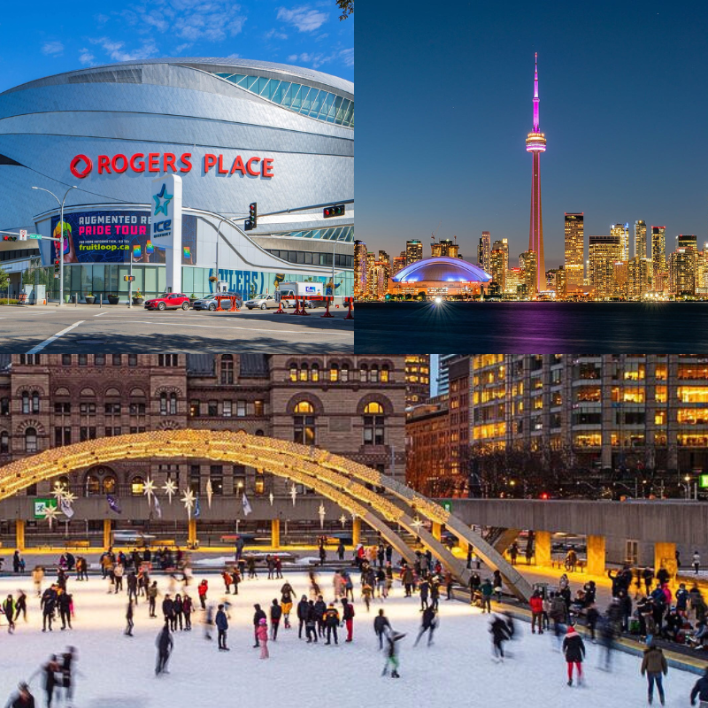 Sân vận động Rogers - Tháp CN Tower - Quảng trường Nathan Phillips