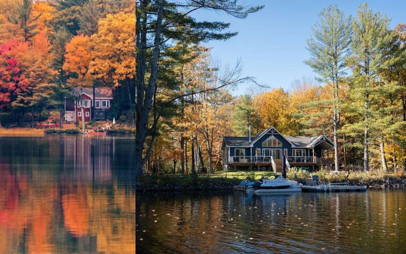 Một góc Muskoka yên ả khi thu về