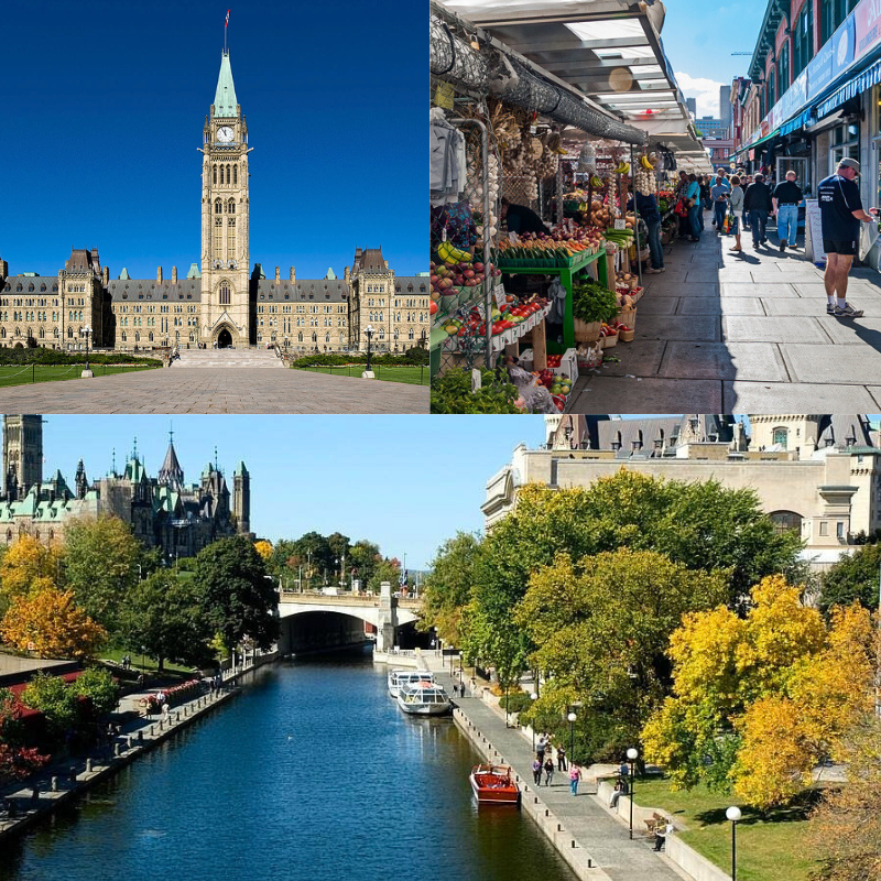 Thủ đô Ottawa - địa điểm xinh đẹp trong tour Canada