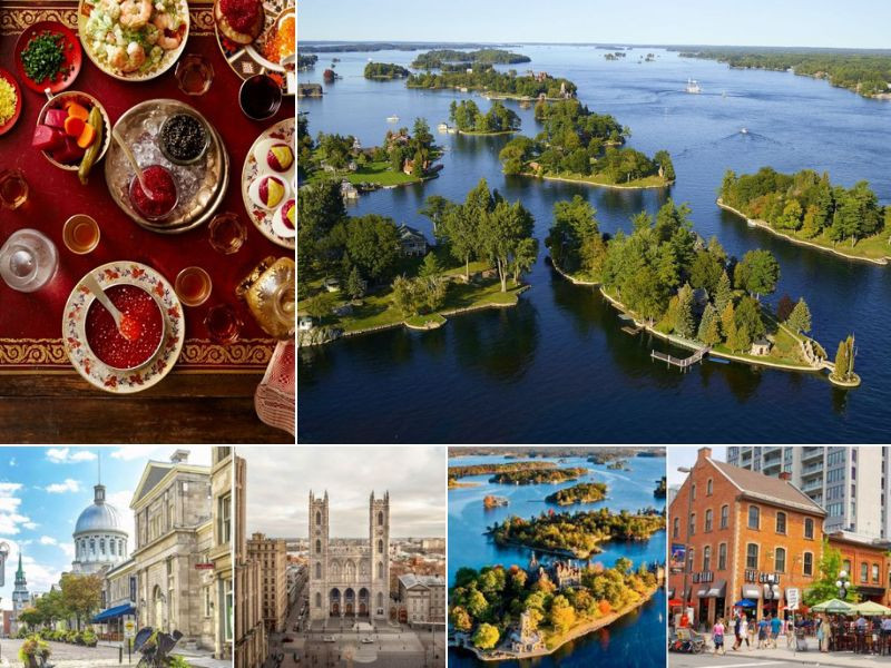 Lịch trình tour canada