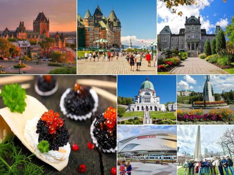 Lịch trình tour canada 