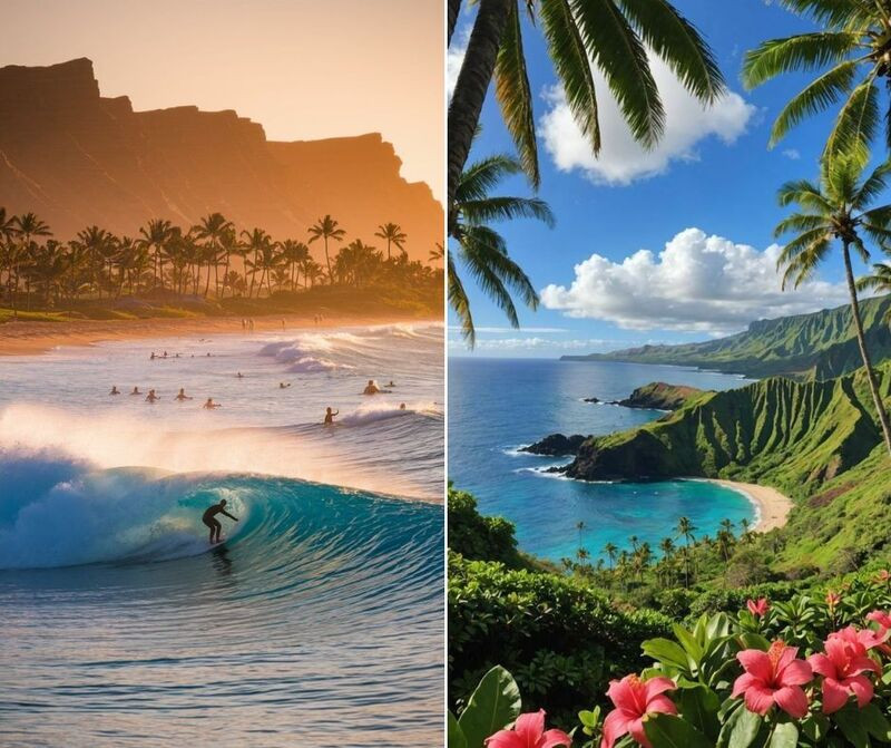 Hawaii vùng biển cực xinh đẹp