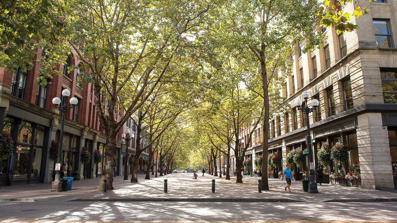 Pioneer Square là khu phố lâu đời nhất của Seattle 