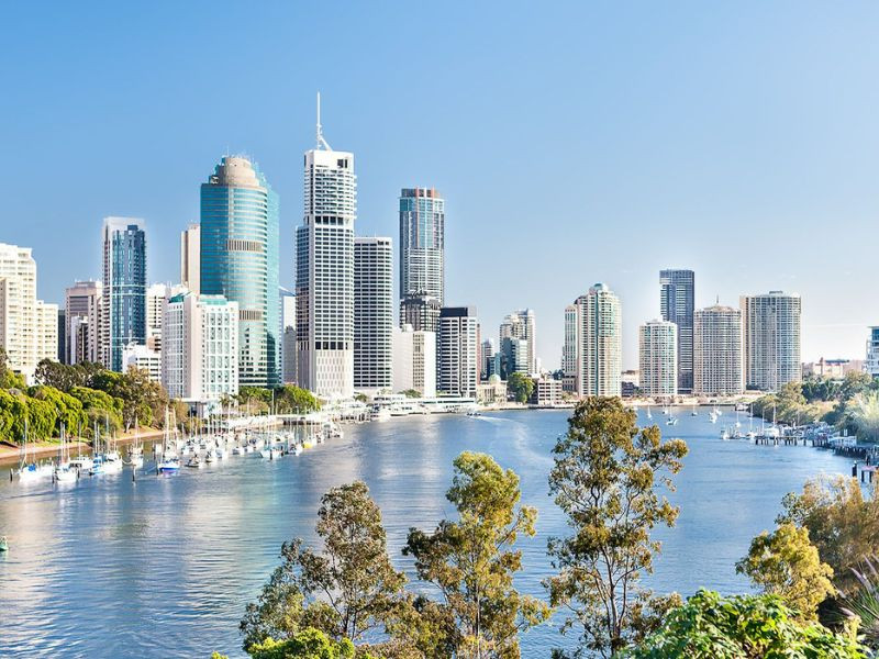 Không khí trẻ trung tại Brisbane
