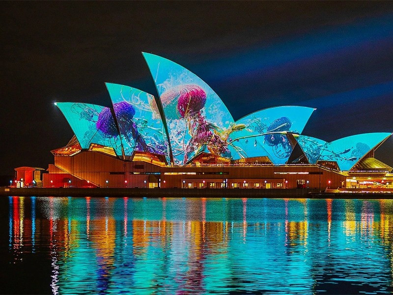 Hòa mình vào lễ hội ánh sáng Vivid Sydney