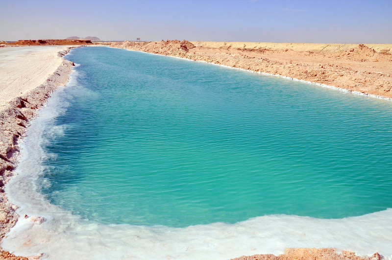 Hồ nước mặn Oasis Siwa 