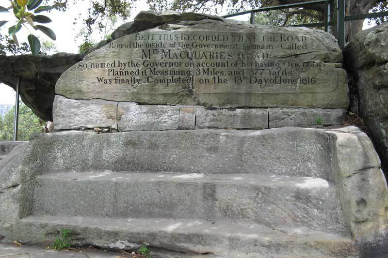Ghế đá của bà Macquarie
