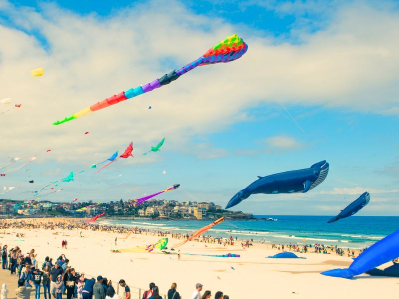 Khám phá lễ hội gió Bondi