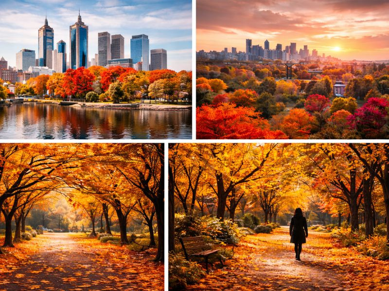 Melbourne tháng 4 – Thành phố văn hóa ngập tràn sắc thu