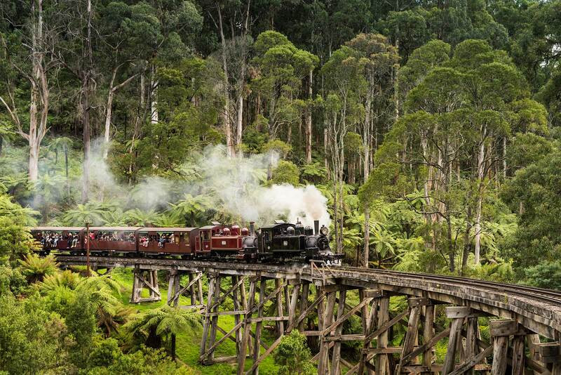 Tàu Lửa Hơi Nước Puffing Billy 