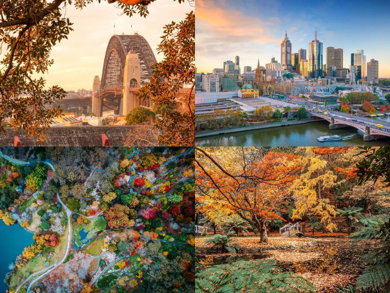 Tháng 4 – mùa đẹp để trải nghiệm thiên nhiên và thành phố Úc